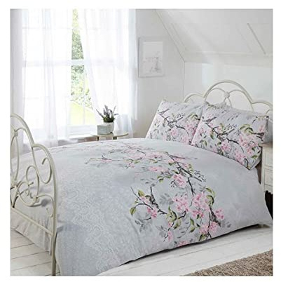 Rapport Home Eloise Floral Blue King Duvet Cover Set