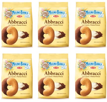6x Mulino Bianco Kekse Abbracci 700g Italien biscuits cookies kuchen brioche