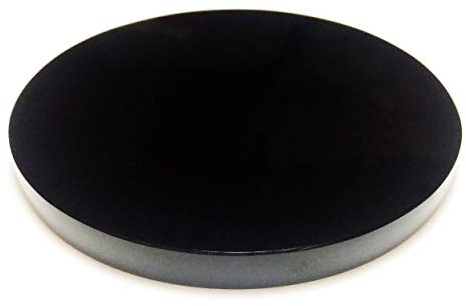 Polar Jade Schwarz Obsidian Wahrsager Spiegel (80 mm /3.1)