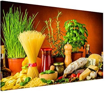 Bilderwelten Magnettafel Italienische Küche Memoboard Querformat 2:3, Größe HxB: 60cm x 90cm