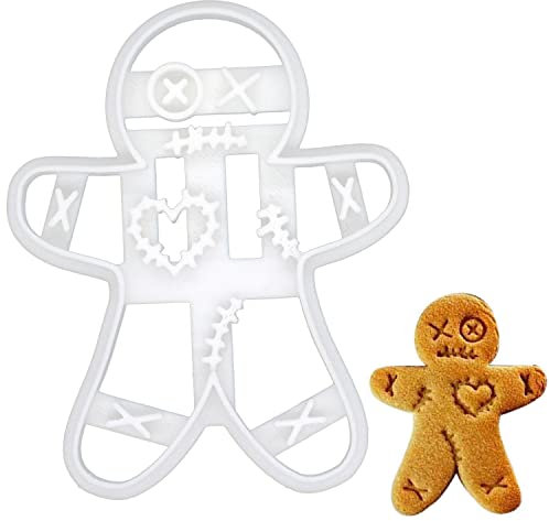 Voodoo-Lebkuchenmännchen Ausstechform, 1 Teil, Bakerlogy