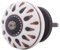 Knober Möbelknöpfe Keramik Weiß Porzellan 40mm Landhausstil Shabby-Chic Schrankknopf Türgriff (Tropfen)