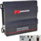 1 amplificatore RENEGADE RXA1200D RXA 1200 D monofonico classe d 1 canale 600 watt rms stabile a 1 ohm 1200 watt max, 1 pezzo + 3 adesivi