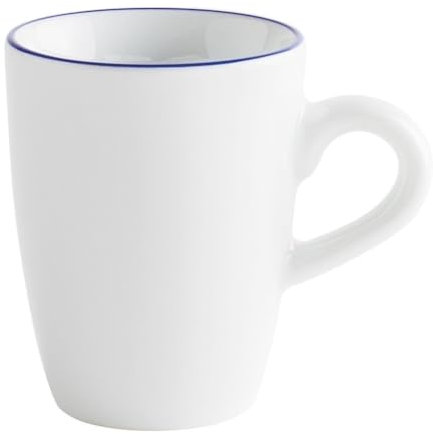 KAHLA 574732A69974C Pronto Line Espresso-Obertasse hoch 0,10 l Line royal blue | Espressotasse mit dunkelblauer Linie aus Porzellan