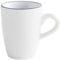 KAHLA 574732A69974C Pronto Line Espresso-Obertasse hoch 0,10 l Line royal blue | Espressotasse mit dunkelblauer Linie aus Porzellan
