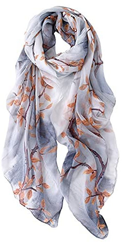 STORY OF SHANGHAI Seidenschal Damen 100% Seide, 30+ Farben XXL Blumen Seidentuch, Stola für Abendkleid Hochzeit, Seide Schal Halstuch, 175 * 110cm YDYH-08