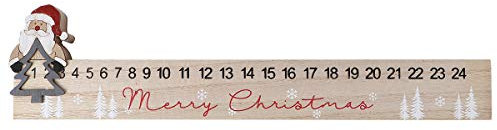 1stk Weihnachts-countdown-kalender Weihnachtskalender Aus Holz Weihnachtskalender Dekoration Desktop Datum Adventskalender Weihnachtsgeschenke Schreibtisch Hölzern Esstisch