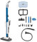 Polti Vaporetto SV620_Style, steam mop with portable cleaner, cleans floors and carpets, extra steam function, 15 accessories, vertical parking, blue, (PTGB0087)