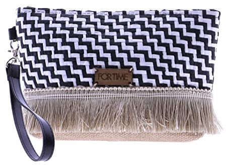 FOR TIME, Bolso de Mano para mujer Soledad Multicolor Women's, 20x5x15 cm