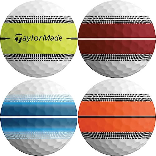 TaylorMade Herren Golfbälle Tour Response, gestreift, Mehrfarbig