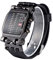Bagima Elektrische Uhr 13×5×2 Männlich Weiblich Elektronische LED-Uhr PU-Armband Datumsfunktion Armbanduhr