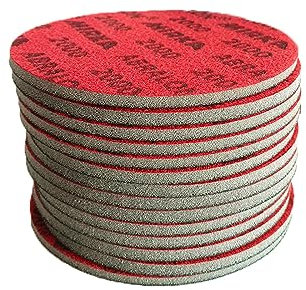 Disque De Papier De Verre Éponge Sèche Humide En Mousse De 5 Pouces Flocage Dos Velours 180-4000 Outils Abrasifs De Grain Pour Le Meulage Du Papier De Verre,Grain 4000