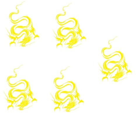 5St Dragon Totem Machine Cover Aufkleber protect schutzzelt Hochwertig car stickers the prot cars accessories Stoßstange Aufkleber abdecken auto aufkleber Kapuze Applikationen PVC