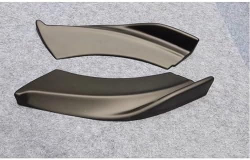 YPSWYYXC für BMW 5 Series F10+F11 2010-2017 2 Stück Auto Heckspoiler Wrap Angle, Auto Heckspoiler Lippenschutz Ecke mit Schrauben Zubehör,Matte Black