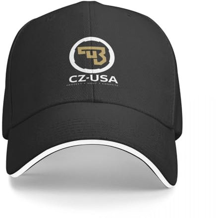 CWCMZDH Baseballmütze Baseballkappe CZ-USA Logo Baseball Cap Boonie Hüte Hüte Militär Cap Mann Baseball Cap für Männer Frauen