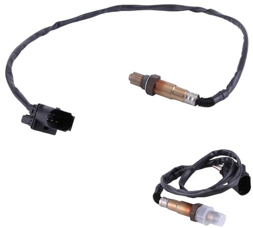 Lambdasonde Vor Kat Regelsonde 0258007353 Passend für VW Polo 9N Seat Ibiza 3 Fabia 1.6 Diagnosesonde nach Kat Sauerstoffsensor Kabellänge 750 mm
