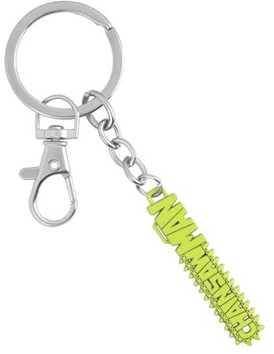 Weeb Keychains Chainsaw Man Anime Keychain – Chainsaw Man Logo Anime Merch with Rugged Metal Key Ring & Phone Charm, Heavy-Duty Gift for Keys, Bags & Lanyards, Premium Chainsaw Man Accessory with Box