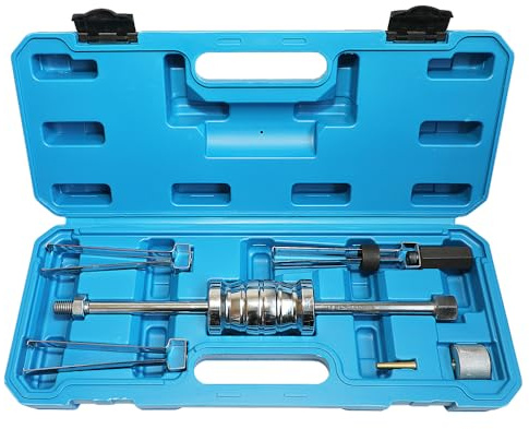 DPTOOL Einspritzdüsen-Reparaturset, injektor auszieher mit Schlittenhammer Kompatibel mit Ford Volvo 1.0L 1.5L 1.6L 2.0L 2.3L 2.7L 3.5L Motor Einspritzdüse entfernen 310-206 9997410