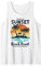Tropical Sunset Sommer Gefühle Palmen Strand Urlaub Tank Top