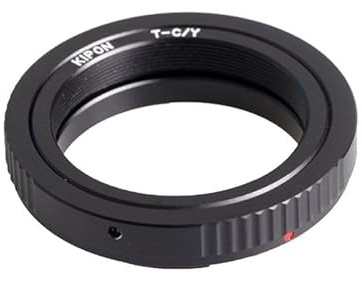 Objektiv-Adapterring, kompatibel mit Tamron T oder T2 (M42 x 0,75 mm) Schraubgewindeobjektiv auf Contax Yashica CY-Kamera RTS 159 mm AX FX
