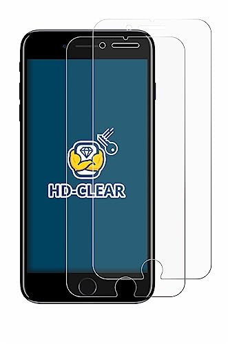 BROTECT (2 Stück Schutzfolie für Apple iPhone 7 Plus / 8 Plus Displayschutz Folie Made in Germany, Ultra-Klar