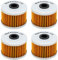 Road Passion Filtro olio per XL600R 83-88 XR600R 85-02 XR650L 93-16 XR650R 00-07 NX650 DOMINATOR 88-02 SLR650 1997-2000(4 pezzi)