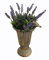 Pokal Amphore Dekovase Vase Blumenvase Antik Metall Vintage Deko Retro Design (Gold)