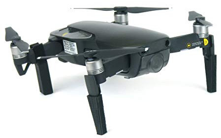 3dquad Landefüße, Landegestell, Fahrwerk für DJI Mavic Air Drohne (Schwarz)