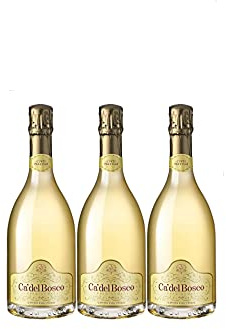 Ca' del Bosco Cuvée Prestige Extra Brut Franciacorta Schaumwein DOCG Italien I Versanel Paket (3 Flaschen)