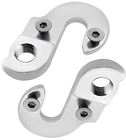 YINETTECH 2 Stück Fahrrad Mech Umwerfer Schaltauge Schaltwerk Haken Adapter Hinten Umwerferhaken Verlängerung Ausfallende