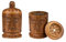 Weedness Buda Molinillo de madera tallado a mano - Molinillo de madera pequeño Grinder