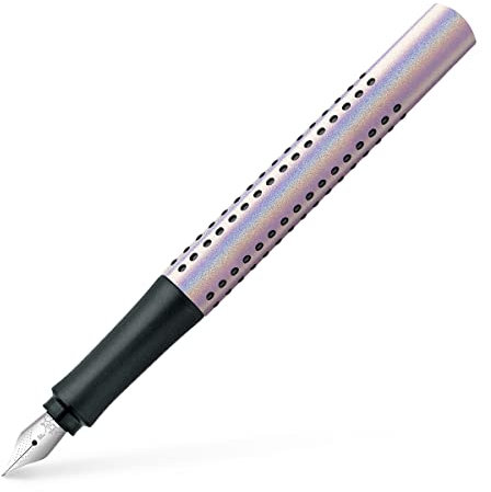 Faber-Castell Fountain pen Grip Edition Glam - F nib, Pearl Glam colour
