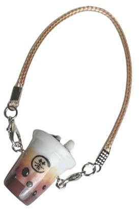 omiinitio Handgefertigtes Bastelset Mit Bubble Tea Anhängern Und Benutzerfreundlichen Materialien. Individueller Getränkeanhänger Für Bastelbegeisterte. Therapeutisches Bastelzubehör Für Studenten