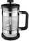 Café Olé LM-06C Moderno 600 ml Cafetière French Press Coffee Maker, 5-Cup, Black / Silver
