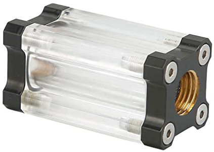 PC Wasserkühlungsfilter, Universal 40 Mesh Einseitiger Filter G1/4 Gewindeschnittstelle Präzise Filtration Inline-Kühlmittelfilter für Computer für PC