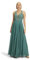 Vera Mont Damen Abendkleid mit Pailletten, Dark Forest, 38