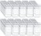 OTYMIOW Porte Badge Plastique Vertical 100PCS Porte Badge Verticaux Transparent Plastique, Pochette Badge, Porte-Carte d'Identité Vertical, Porte Badge Souple, Pochettes Pour Cartes de Visite Étanche