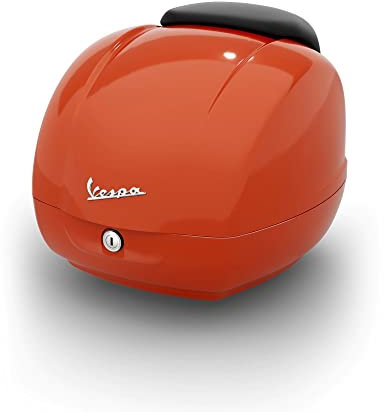 Scooter-ProSports Topcase original Piaggio 36 Liter für Vespa GTS 125, 300 CCM euro5 ab Baujahr 2022 (orange impulsivo A11)