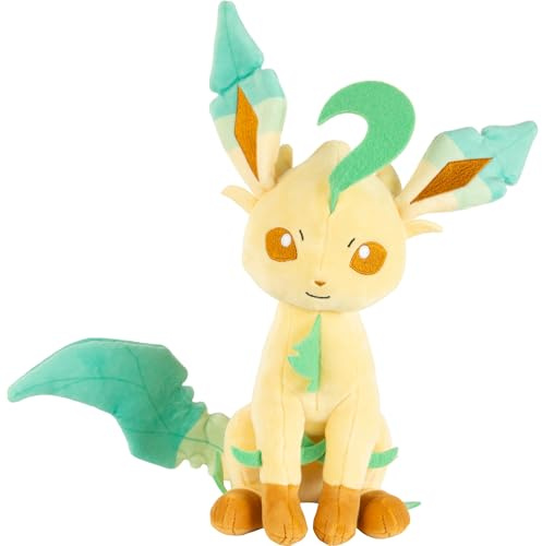 Pokémon Leafeon Plush - 8-Inch Plush with Authentic Details
