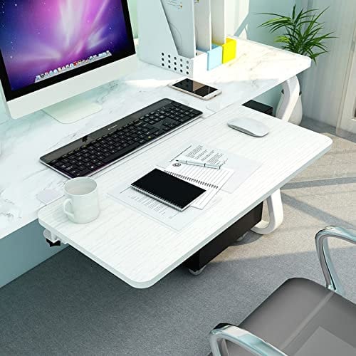Estensione da scrivania, Tastiera di prolunga da scrivania, prolunga da scrivania pieghevole, tavolo ergonomico per computer, tastiera ergonomica per casa/ufficio/scuolaInstallazione semplice per ( Co