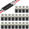 CECOMBINE 20 Stück 2-Polig Kabel Steckverbinder Stecker, Auto Stecker Steckverbindung Steckverbinder, Wasserdicht Kabelverbinder 18-24AWG Draht-Schnellspleiß-Steckverbinder, Kabel Crimp Anschluss