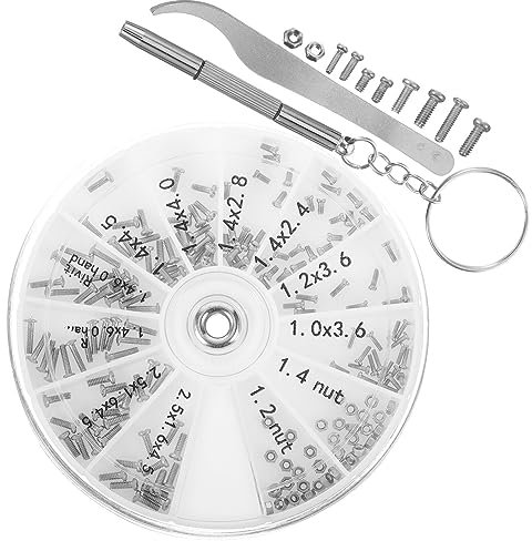 Angoily Kit De Réparation De Lunettes De Soleil À Vis Minuscules Tournevis pour Lunettes