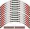 HIMNIL Motorrad Zubehör Felge Streifen Klebeband Aufkleber Aufkleber Für Ducati Streetfighter 848 V4/4S V2/2S Felgenaufkleber (Color : C)