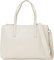Calvin Klein Damen Tote Bag Tasche Medium mit Reißverschluss, Grau (Sand Pebble), Einheitsgröße