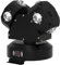 Areyourshop 120W LED Bühnenlicht Moving Head mit 8 RGBW 4in1 Beam Strahler, DMX512 Steuerung, DJ Licht Stimmenkontrolle für DJ, Disco, Hochzeit, KTV, Partybeleuchtung