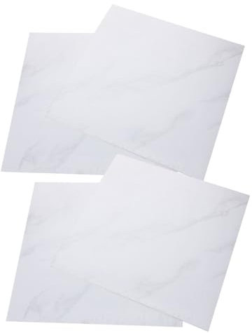 ORFOFE 4stücke Marmor Bodenfliesen Aufkleber Selbstklebende Fliesen Bodenbelag Fliesenkleber Für Küche Wohnzimmer