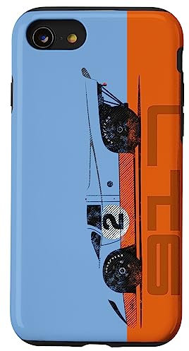 Deutsches Oldtimer-Autorennen und Motorsport-Renn-Lackierung Hülle für iPhone SE (2020) / 7/8
