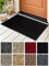 Prestige Schmutzfangmatte schön und haltbar, Premium Fußmatte innen & außen - Sauberlaufmatte für Eingangsbereich, Flur & Haustür - Schwarz 60x80 cm