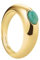 Rosefield Schmuck - Aventurine Ring Gold Size 54 - Gold - JRAR54G-J740