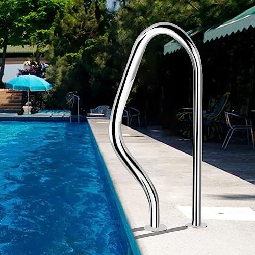 Corrimano per piscina in acciaio inossidabile 304 ringhiera per scale termali ringhiere per piscina interrata per sicurezza e stabilità Barra di sostegno per ingresso in piscina con capacità di carico